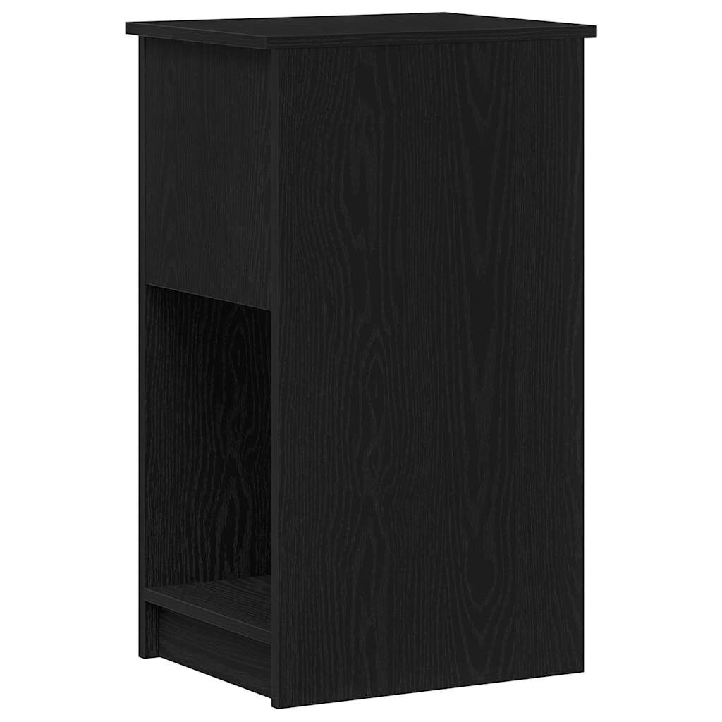vidaXL Πύργος υπολογιστή με συρτάρι Μαύρο 35x45x77 cm