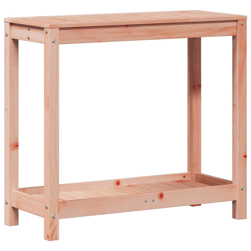 vidaXL Τραπέζι Κηπουρικής με Ράφι 82,5x35x75 εκ. Μασίφ Ψευδοτσούγκα