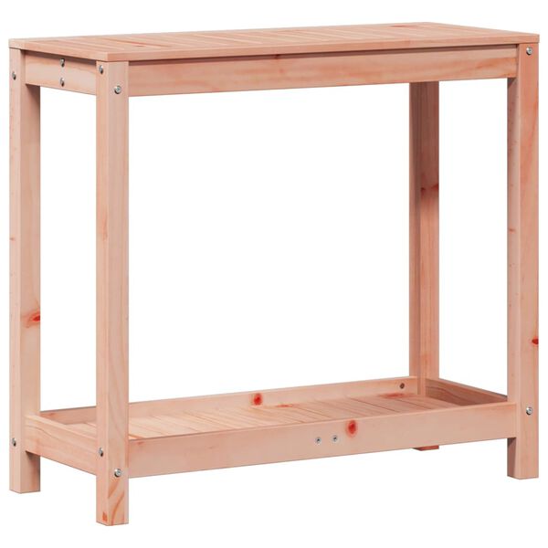 vidaXL Τραπέζι Κηπουρικής με Ράφι 82,5x35x75 εκ. Μασίφ Ψευδοτσούγκα