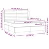 vidaXL &Kappa;&rho;&epsilon;&beta;ά&tau;&iota; Boxspring &mu;&epsilon; &Sigma;&tau;&rho;ώ&mu;&alpha; &Sigma;&kappa;&omicron;ύ&rho;&omicron; &Mu;&pi;&lambda;&epsilon; 160x200 &epsilon;&kappa;. &Beta;&epsilon;&lambda;&omicron;ύ&delta;&iota;&nu;&omicron;