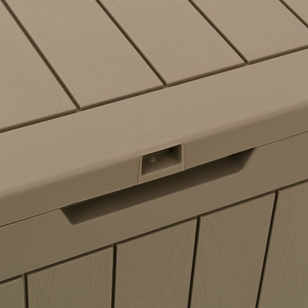 vidaXL Μπαούλο Αποθήκευσης Κήπου Γκρι 55,5x43x53 εκ. Πολυπροπυλένιο