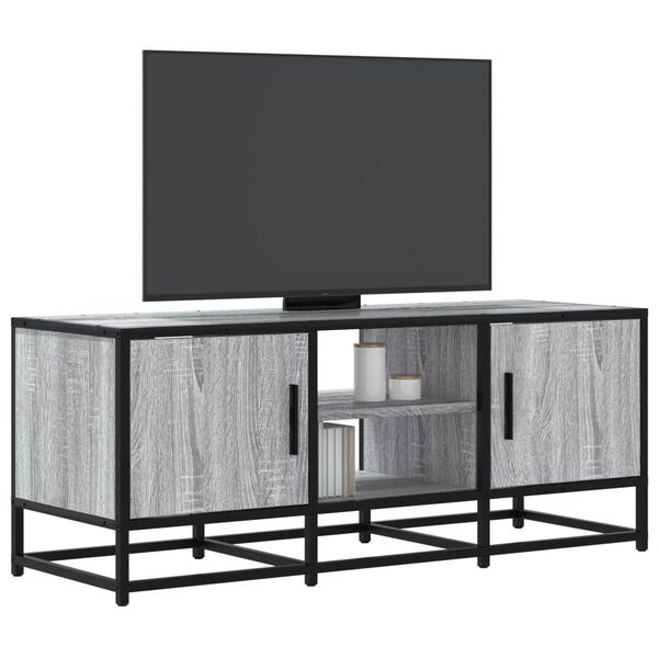 vidaXL Έπιπλο Τηλεόρασης Γκρι Sonoma 100x35x41 εκ. Επεξ. Ξύλο
