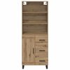 vidaXL Highboard Artisan Oak 69,5 x 34 x 180 &epsilon;&kappa;. &Epsilon;&pi;&epsilon;&xi;&epsilon;&rho;&gamma;&alpha;&sigma;&mu;έ&nu;&omicron; &xi;ύ&lambda;&omicron;