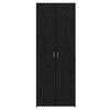 vidaXL Highboard Μαύρη δρυς 70 x 42.5 x 185 εκ Επεξεργασμένο ξύλο
