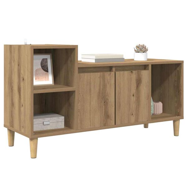vidaXL &Nu;&tau;&omicron;&upsilon;&lambda;ά&pi;&iota; TV Artisan Oak 100 x 35 x 55 &epsilon;&kappa; &Epsilon;&pi;&epsilon;&xi;&epsilon;&rho;&gamma;&alpha;&sigma;&mu;έ&nu;&omicron; &xi;ύ&lambda;&omicron;
