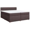 vidaXL &Kappa;&rho;&epsilon;&beta;ά&tau;&iota; Boxspring &mu;&epsilon; &Sigma;&tau;&rho;ώ&mu;&alpha; &Sigma;&kappa;&omicron;ύ&rho;&omicron; &Kappa;&alpha;&phi;έ 200x200 &epsilon;&kappa;. &Upsilon;&phi;&alpha;&sigma;&mu;ά&tau;&iota;&nu;&omicron;