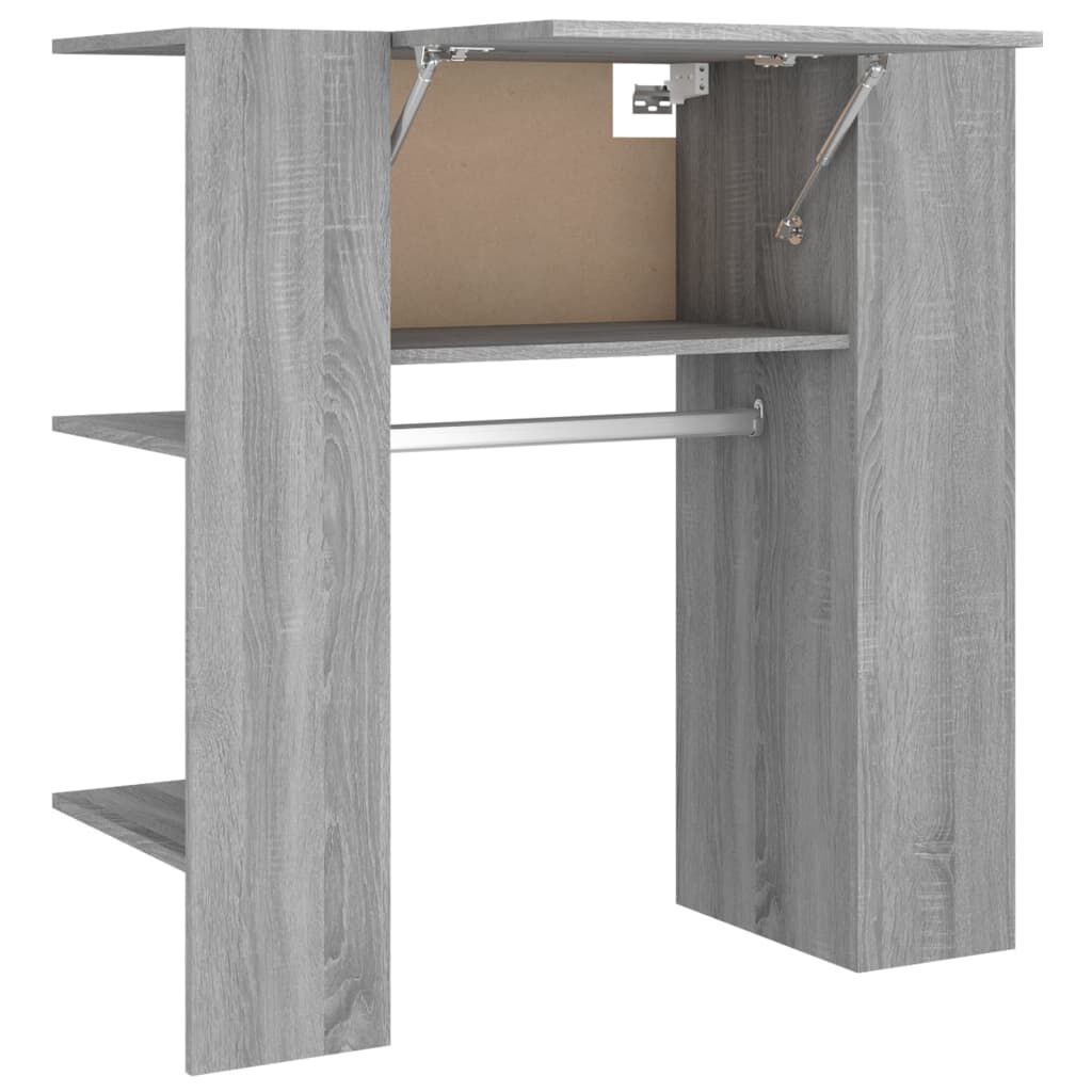 vidaXL Ντουλάπι Διαδρόμου Γκρι Sonoma 97,5 x 37 x 99 εκ. Επεξεργ. Ξύλο