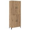 vidaXL Highboard 2 pcs Artisan Oak &Epsilon;&pi;&epsilon;&xi;&epsilon;&rho;&gamma;&alpha;&sigma;&mu;έ&nu;&omicron; &xi;ύ&lambda;&omicron;