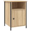 vidaXL Κομοδίνα 2 τεμ. Sonoma Δρυς 40x42x60 εκ. από Επεξεργασμένο Ξύλο