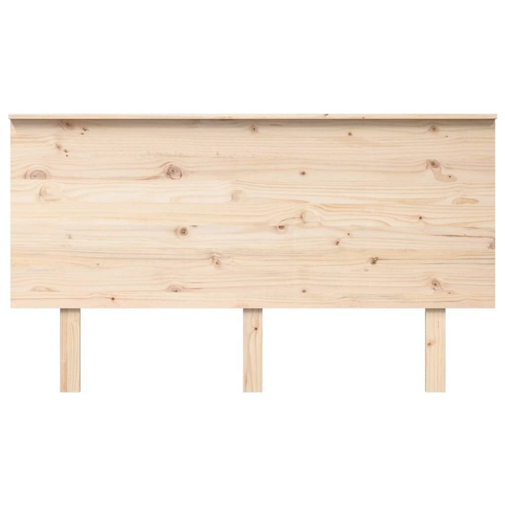 vidaXL Κεφαλάρι Κρεβατιού 144x6x82,5 εκ. από Μασίφ Ξύλο Πεύκου