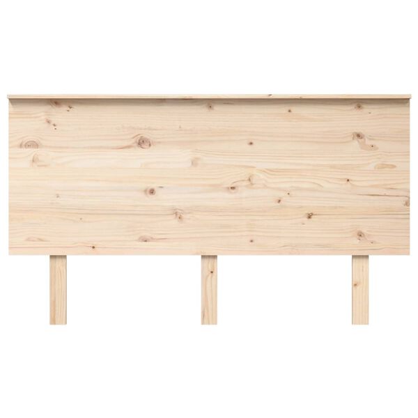 vidaXL Κεφαλάρι Κρεβατιού 144x6x82,5 εκ. από Μασίφ Ξύλο Πεύκου