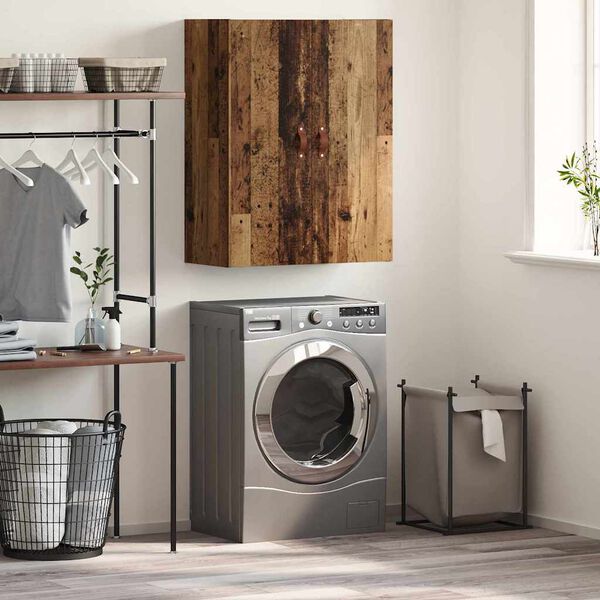 vidaXL Επιτοίχιο ντουλάπι Καφέ 69.5 x 34 x 90 εκ. Επεξεργασμένο ξύλο