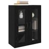 vidaXL Ντουλάπια Τοίχου 2 pcs Μαύρη δρυς 69.5 x 34 x 90 εκ.