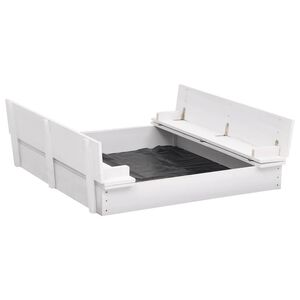 vidaXL &Alpha;&mu;&mu;&omicron;&delta;ό&chi;&omicron;&sigmaf; &Lambda;&epsilon;&upsilon;&kappa;ή 95 x 90 x 15 &epsilon;&kappa;. &alpha;&pi;ό &Xi;ύ&lambda;&omicron; &Epsilon;&lambda;ά&tau;&eta;&sigmaf;