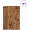 vidaXL Διακοσμητικά Πάνελ 50 pcs Παλαιό ξύλο 15 x 21 x 0.3 εκ