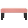 vidaXL Πάγκος Ροζ 70 x 30 x 30 εκ. Βελούδινος
