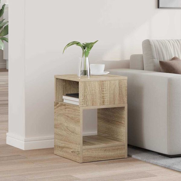 vidaXL End Table &Delta;&rho;ύ&sigmaf; Sonoma 30,5 x 30 x 45 &epsilon;&kappa; &Epsilon;&pi;&epsilon;&xi;&epsilon;&rho;&gamma;&alpha;&sigma;&mu;έ&nu;&omicron; &xi;ύ&lambda;&omicron;