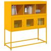 vidaXL Ντουλάπι Μουσταρδί 100,5x39x107 εκ. από Χάλυβα Ψυχρής Έλασης