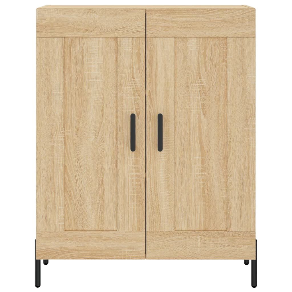 vidaXL Ντουλάπι Sonoma δρυς 69,5 x 34 x 180 εκ. από Επεξεργασμένο Ξύλο