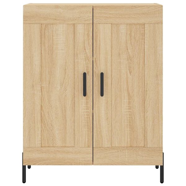 vidaXL Ντουλάπι Sonoma δρυς 69,5 x 34 x 180 εκ. από Επεξεργασμένο Ξύλο