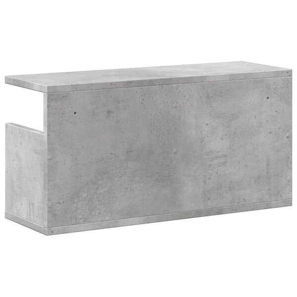 vidaXL Ντουλάπι Τοίχου Γκρι Σκυρ. 60x20x30 εκ. από Επεξεργασμένο Ξύλο