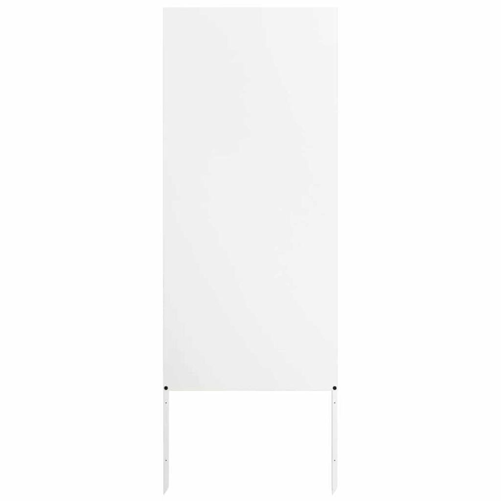 vidaXL Διακοσμητική Πλάκα Κήπου Άλλο Λευκό 50 x 140 cm
