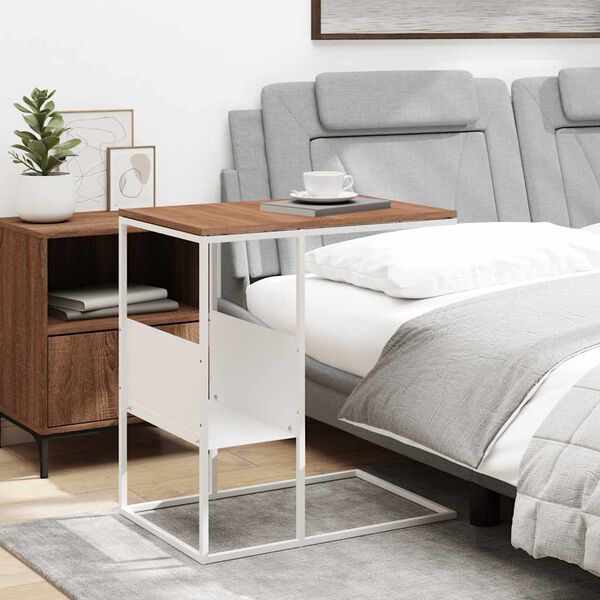 vidaXL &Tau;&rho;&alpha;&pi;έ&zeta;&iota; &Beta;&omicron;&eta;&theta;&eta;&tau;&iota;&kappa;ό &Lambda;&epsilon;&upsilon;&kappa;ό 55x36x59,5 &epsilon;&kappa;. &alpha;&pi;ό &Epsilon;&pi;&epsilon;&xi;&epsilon;&rho;&gamma;&alpha;&sigma;&mu;έ&nu;&omicron; &Xi;ύ&lambda;&omicron;