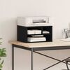 vidaXL Σταντ Εκτυπωτή Μαύρη δρυς 40 x 32 x 22.5 εκ Επεξεργασμένο ξύλο