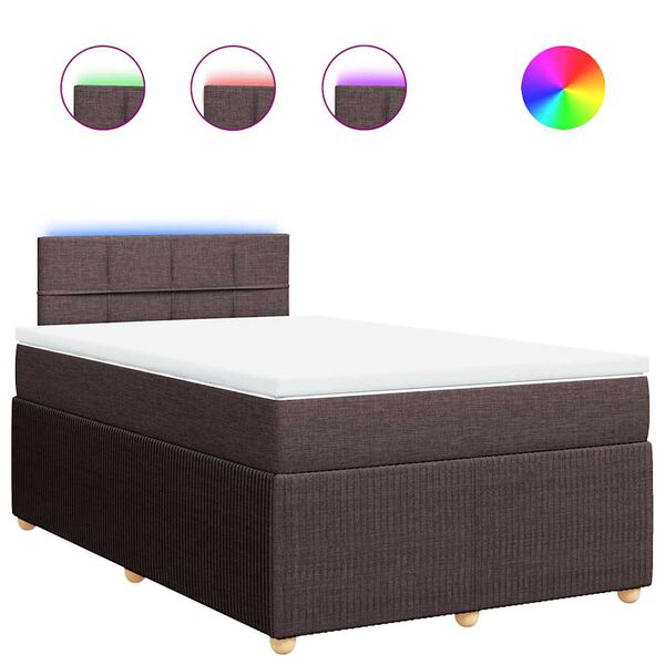 vidaXL &Kappa;&rho;&epsilon;&beta;ά&tau;&iota; Boxspring &mu;&epsilon; &Sigma;&tau;&rho;ώ&mu;&alpha; &Sigma;&kappa;&omicron;ύ&rho;&omicron; &Kappa;&alpha;&phi;έ 120x200 &epsilon;&kappa;. &Upsilon;&phi;&alpha;&sigma;&mu;ά&tau;&iota;&nu;&omicron;