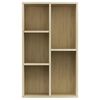 vidaXL Ραφιέρα / Βιβλιοθήκη Sonoma Δρυς 50x25x80 εκ. από Επεξ. Ξύλο