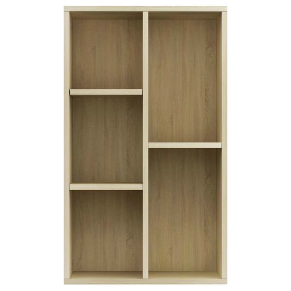 vidaXL Ραφιέρα / Βιβλιοθήκη Sonoma Δρυς 50x25x80 εκ. από Επεξ. Ξύλο