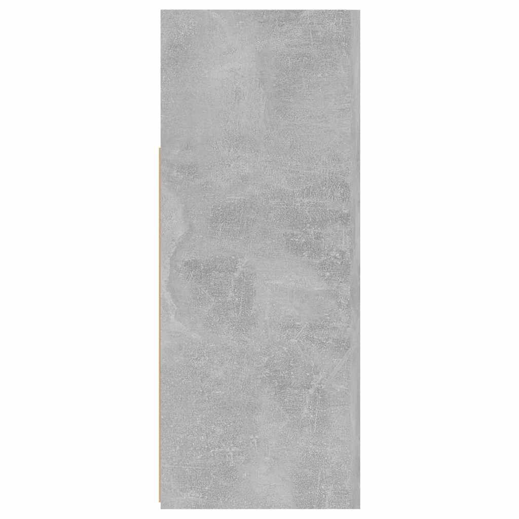 vidaXL Μπουφές με LED Γκρι Σκυροδέματος 115,5x30x75 εκ.