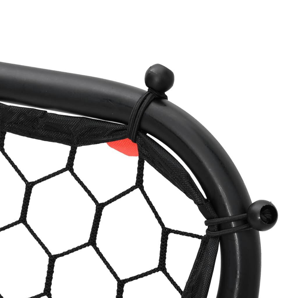 vidaXL Δίχτυ Επαναφοράς Μπαλών Μαύρο 84 x 73 x 60-80 εκ. Ατσάλινο