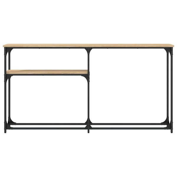 vidaXL Τραπέζι Κονσόλα Sonoma Δρυς 145x22,5x75 εκ. Επεξεργασμένο Ξύλο
