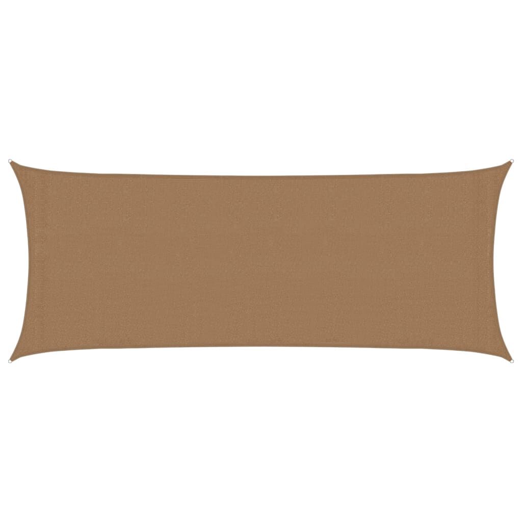 vidaXL Πανί Σκίασης Taupe 2 x 5 μ. από HDPE 160 γρ./μ²
