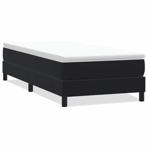vidaXL &Kappa;&rho;&epsilon;&beta;ά&tau;&iota; Boxspring &chi;&omega;&rho;ί&sigmaf; &Sigma;&tau;&rho;ώ&mu;&alpha; &Mu;&alpha;ύ&rho;&omicron; 80x220 &epsilon;&kappa;. &Beta;&epsilon;&lambda;&omicron;ύ&delta;&iota;&nu;&omicron;