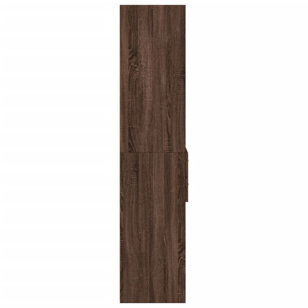 vidaXL Ντουλάπι Καφέ Δρυς 50x42,5x185 εκ. από Επεξεργασμένο Ξύλο