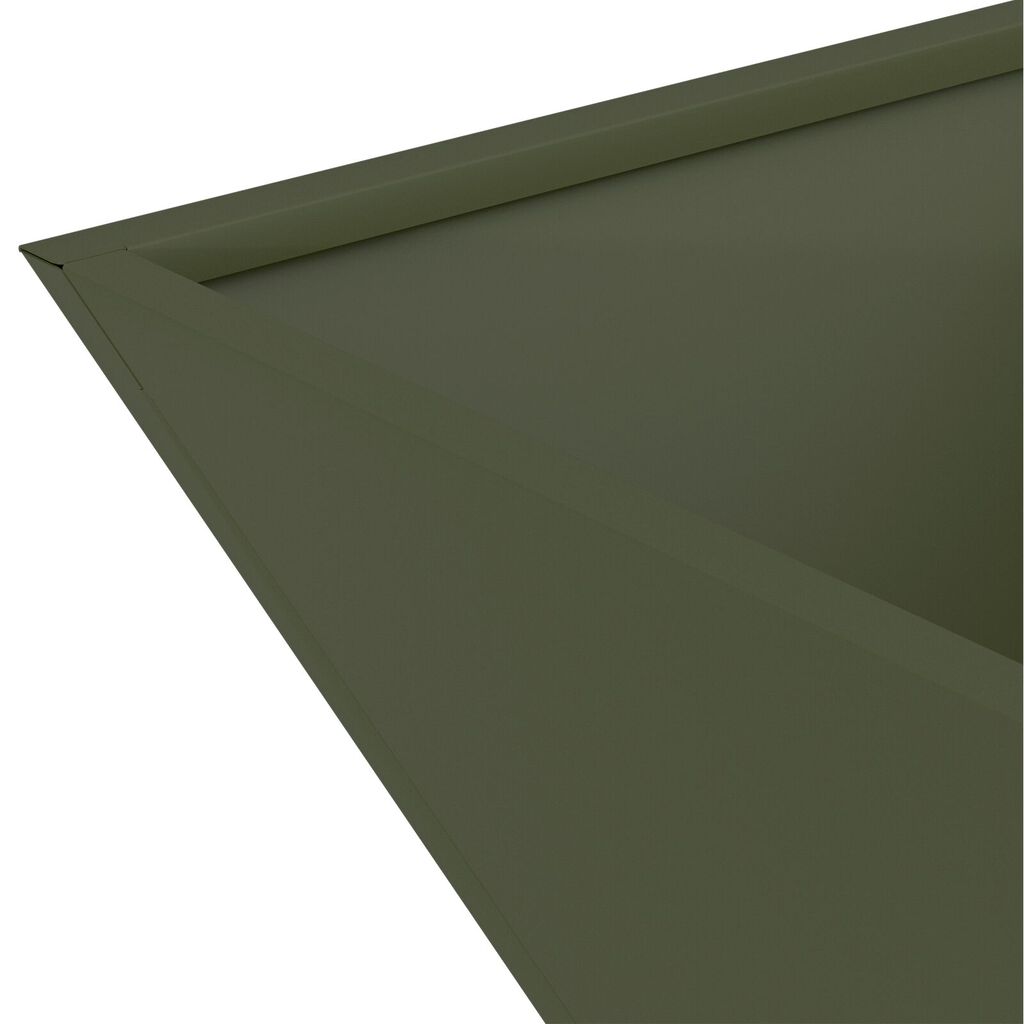 vidaXL Μεταλλική γλάστρα Ελιά Μέταλλο 40 x 40 x 15 εκ. Ορθογώνια
