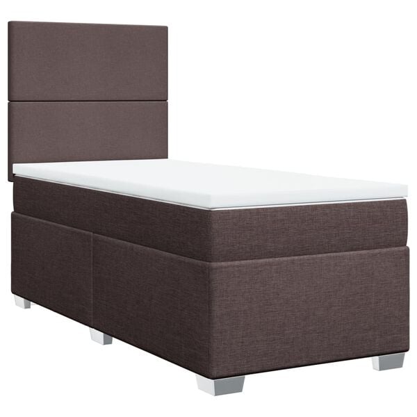 vidaXL &Kappa;&rho;&epsilon;&beta;ά&tau;&iota; Boxspring &mu;&epsilon; &Sigma;&tau;&rho;ώ&mu;&alpha; &Sigma;&kappa;&omicron;ύ&rho;&omicron; &Kappa;&alpha;&phi;έ 90x200 &epsilon;&kappa;. &Upsilon;&phi;&alpha;&sigma;&mu;ά&tau;&iota;&nu;&omicron;