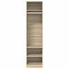 vidaXL Ντουλάπα Χρώμα Sonoma Δρυς 50 x 50 x 200 εκ. από Επεξ. Ξύλο