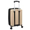 vidaXL Βαλίτσα με κλειδαριά Μπρονζέ 34 x 23 x 55.5 εκ. ΑΒΣ Πλαστικό