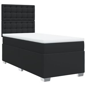vidaXL &Kappa;&rho;&epsilon;&beta;ά&tau;&iota; Boxspring &mu;&epsilon; &Sigma;&tau;&rho;ώ&mu;&alpha; &Mu;&alpha;ύ&rho;&omicron; 90x200&epsilon;&kappa;. &alpha;&pi;ό &Sigma;&upsilon;&nu;&theta;&epsilon;&tau;&iota;&kappa;ό &Delta;έ&rho;&mu;&alpha;