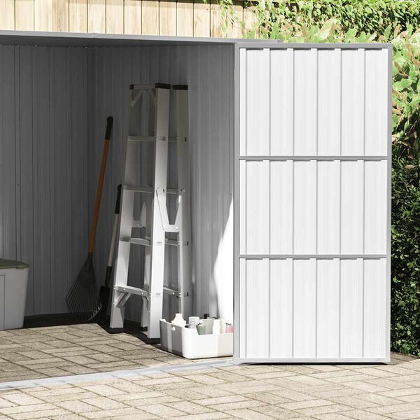 vidaXL Αποθήκη Κήπου Πράσινη 195x198x159 εκ. από Γαλβανισμένο Ατσάλι