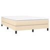 vidaXL &Kappa;&rho;&epsilon;&beta;ά&tau;&iota; Boxspring &mu;&epsilon; &Sigma;&tau;&rho;ώ&mu;&alpha; &Kappa;&rho;&epsilon;&mu; 160x200 &epsilon;&kappa;. &Upsilon;&phi;&alpha;&sigma;&mu;ά&tau;&iota;&nu;&omicron;