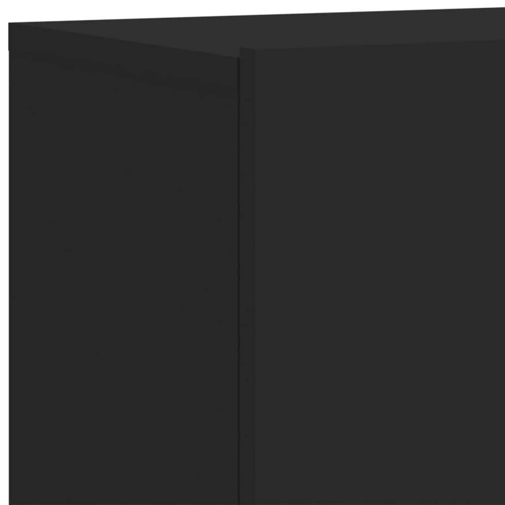 vidaXL Ντουλάπι Τοίχου Τηλεόρασης Μαύρο 80 x 30 x 41 εκ.