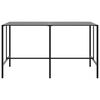 vidaXL Τραπέζι Μπαρ Μαύρο 200x100x110 εκ. Ατσάλι με Ηλ. Βαφή Πούδρας