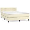vidaXL &Kappa;&rho;&epsilon;&beta;ά&tau;&iota; Boxspring &mu;&epsilon; &Sigma;&tau;&rho;ώ&mu;&alpha; &Kappa;&rho;&epsilon;&mu; 140x200&epsilon;&kappa;. &alpha;&pi;ό &Sigma;&upsilon;&nu;&theta;&epsilon;&tau;&iota;&kappa;ό &Delta;έ&rho;&mu;&alpha;