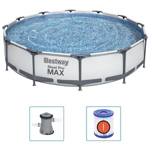 Bestway &Sigma;&epsilon;&tau; &Pi;&iota;&sigma;ί&nu;&alpha;&sigmaf; Steel Pro MAX 366 x 76 &epsilon;&kappa;.