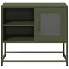 vidaXL Έπιπλο Τηλεόρασης Πράσινο Λαδί 68,5x39x60,5 εκ. από Ατσάλι