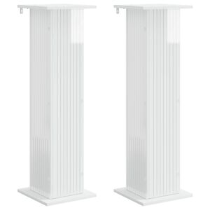 vidaXL &Beta;ά&sigma;&eta; &phi;&upsilon;&tau;ώ&nu; 2 pcs &Gamma;&upsilon;&alpha;&lambda;&iota;&sigma;&tau;&epsilon;&rho;ό &Lambda;&epsilon;&upsilon;&kappa;ό 30,5 x 30 x 100,5 &epsilon;&kappa;